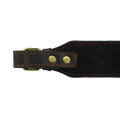 Tourbon nouveau design safari noir en cuir fusil pistolet sling